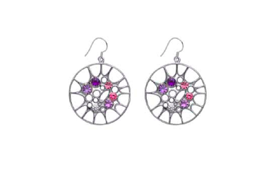 Calypso Tenor Hoop Earring with Stones