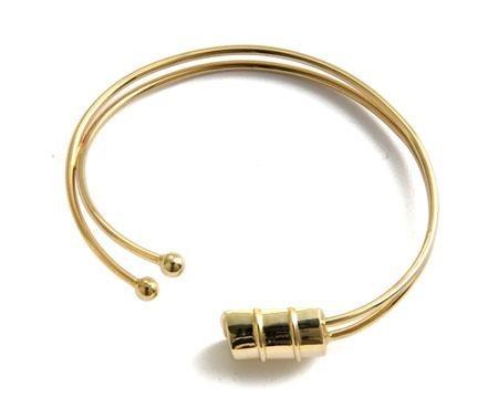 Genesis Bass Drum Gold Bracelet -Small Drum
